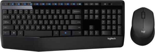 Logitech MK345 Wireless Keyboard & Mouse Combo – Black