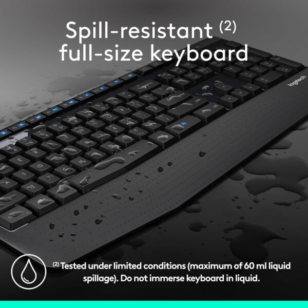 Logitech MK345 Wireless Keyboard & Mouse Combo – Black
