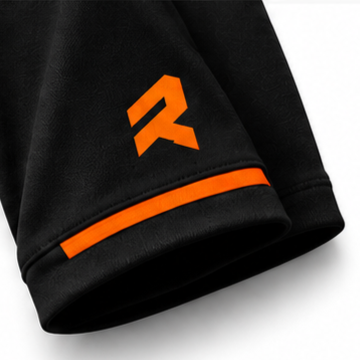 CUBRAZE Black & Orange Gaming Esports T-Shirt – Premium Sports Jersey
