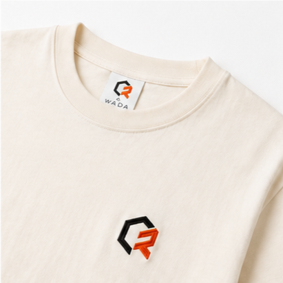 Cubraze Classic Logo Oversized T-Shirt – Cream White