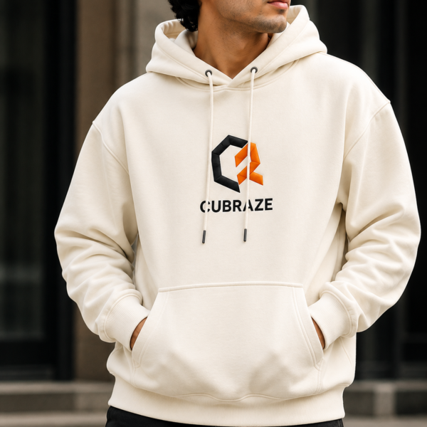 Cubraze Essential Oversized Hoodie – Cream